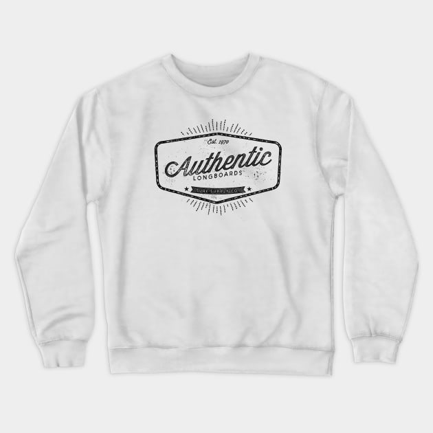 Surfing longboard company Crewneck Sweatshirt by Dennson Creative